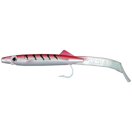 Montierter Gummiköder Ragot Raglou Tiger - 8.5Cm - 3Er Pack