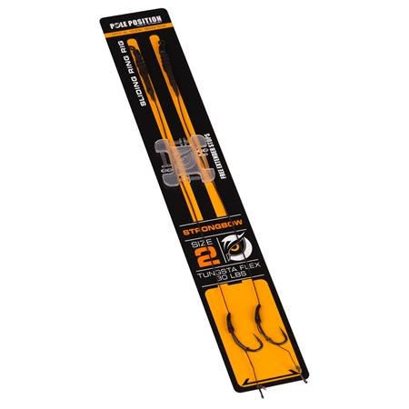 Montiertes Vorfach Pole Position Strongbow Sliding Ring Rig