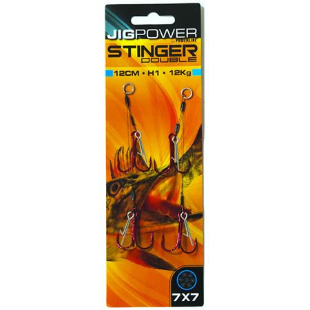 Montura Powerline Jig Power Stinger Double - Paquete De 2
