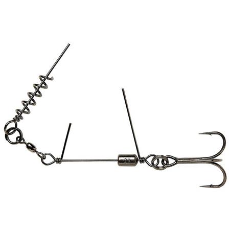 Montura Savage Gear Ss Corkscrew Stinger 3G Red + Bn - Paquete De 2