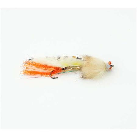 Mosca Especial Depredadores Tof Articulee Truite - Black Ghost Variant