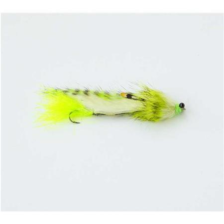 Mosca Especial Para Depredador Tof Articulee Truite - Chartreuse