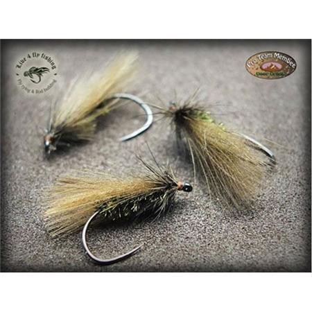 Mosca Live For Fly Sedge D107 - Paquete De 3