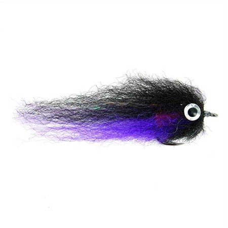 Mosca Tof Streamer Baitfish Ep Style Negro-Púrpura