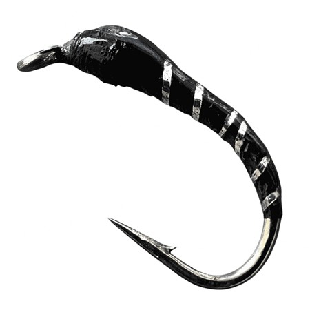 Mosca Vesuna Chiro - Preto Tinsel Prateado