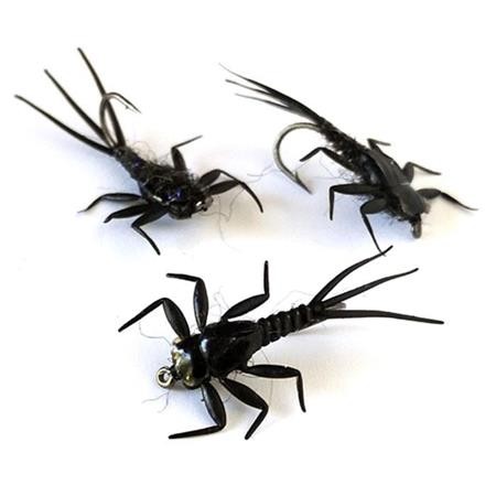 Moscaninfa Sempe Nymphe Mayfly Noire - Paquete De 3