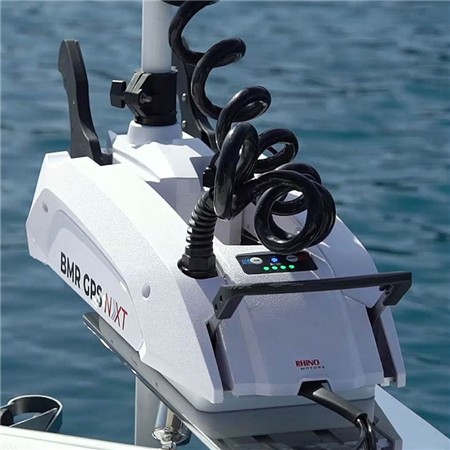 MOTEUR ÉLECTRIQUE RHINO BMR GPS NXT 65LONGSHAFT 12V ELECTRIC
OUTBOARD MOTOR WHITE