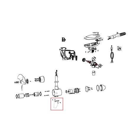 MOTOR SKEG HASWING PROTRUAR G3.0 / G4.0 ET CAYMAN B80