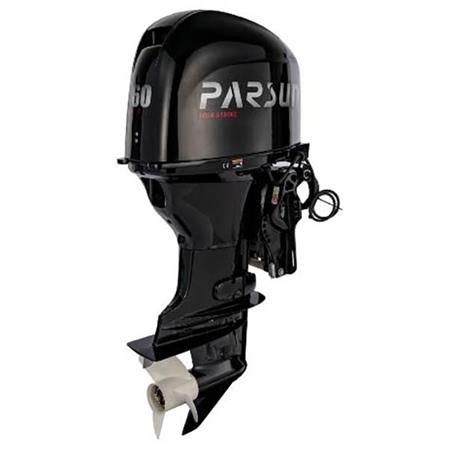 MOTORE TERMICO PARSUN F60FEL-T-EFI - 60 CV- ALBERO LUNGO PER COMANDO GAS REMOTO CON TRIM E TILT