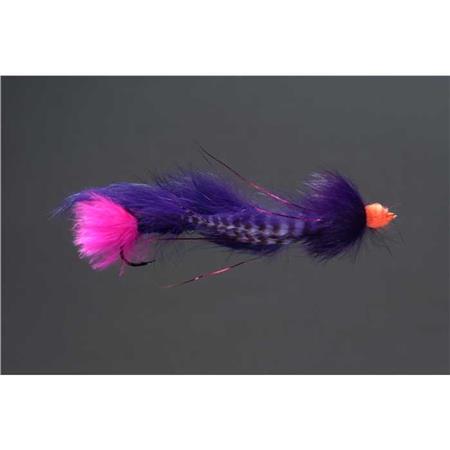 MOUCHE SPÉCIAL CARNASSIER TOF ARTICULEE STEELHEAD - PURPLE/EGG ORANGE