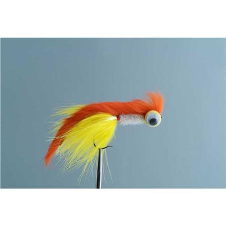 Mouche Spécial Carnassier Tof Boobies Brochet - Orange - Jaune