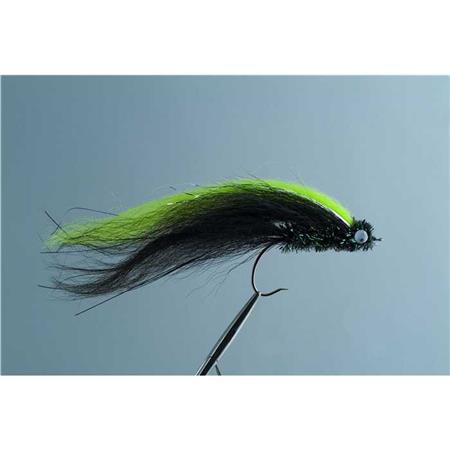 Mouche Spécial Carnassier Tof Deceiver Brochet Noir/Chartreuse