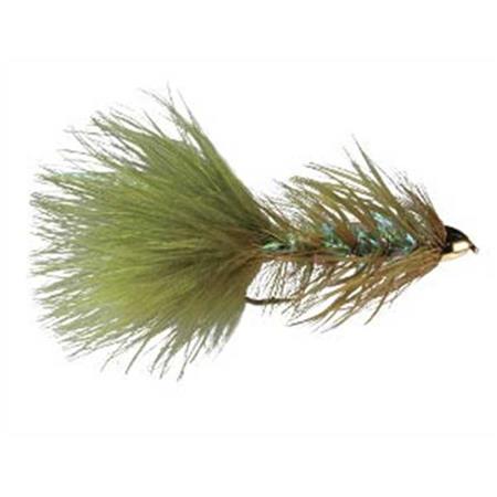 MOUCHE TOF STREAMER CONEHEAD KRYSTAL BUGGER - OLIVE