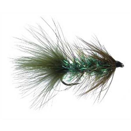 MOUCHE TOF STREAMER KRYSTAL BUGGER - OLIVE