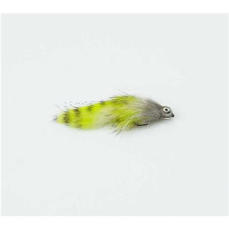 MOUCHE TOF STREAMER RABBIT - GRIS/CHARTREUSE