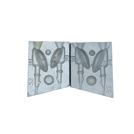 Moule A Tête Plombée Sabot 2 Tailles - 40 Et 50 Gr