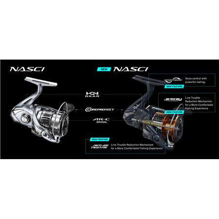 MOULINET SPINNING SHIMANO NASCI