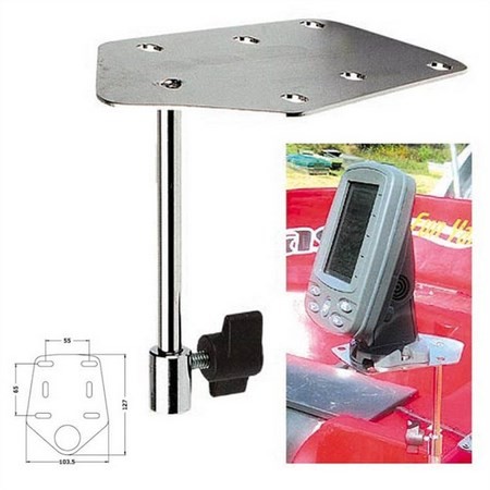 Mounting Plate For Fishfinder Pole Pike'n Bass