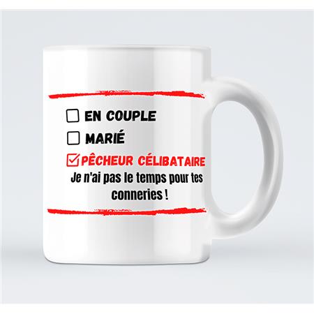 Mug En Couple, Marié Ou Pêcheur Célibataire
