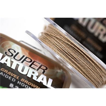 MULTIFILAR BAIXO DE LINHA - GRAVEL BROWN KORDA SUPER NATURAL - GRAVEL BROWN
