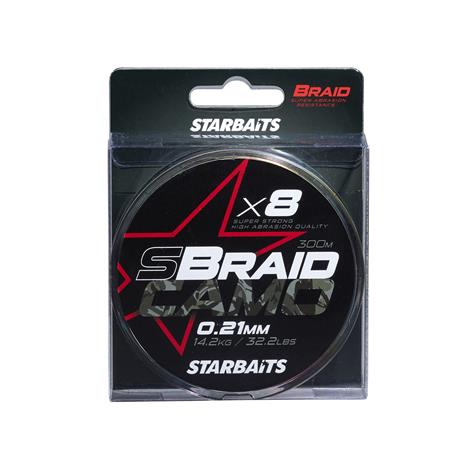 MULTIFILAR CARPA STARBAITS S BRAID CAMO X8
