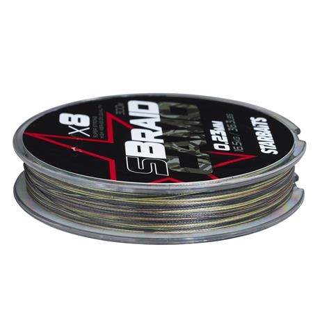 MULTIFILAR CARPA STARBAITS S BRAID CAMO X8