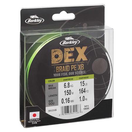 Multifilar Chartreuse - 150M Berkley Dex Braid X8 Chartreuse - 150M