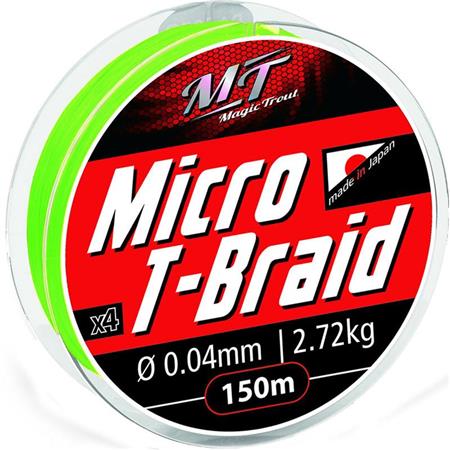 Multifilar Magic Trout Micro T-Braid Vermelho 300M