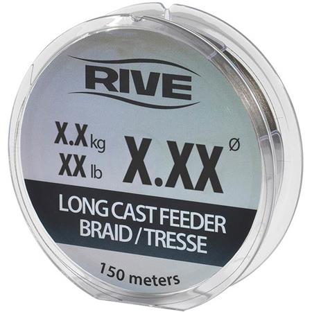 Multifilar Rive Longcast Feeder Braid Green/Silver