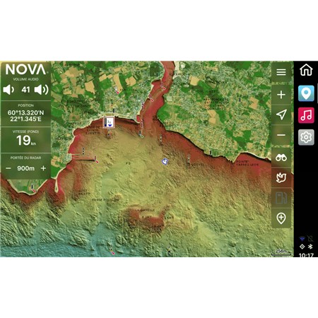 MULTIFUNCTIONEEL GPS-SCHERM 10