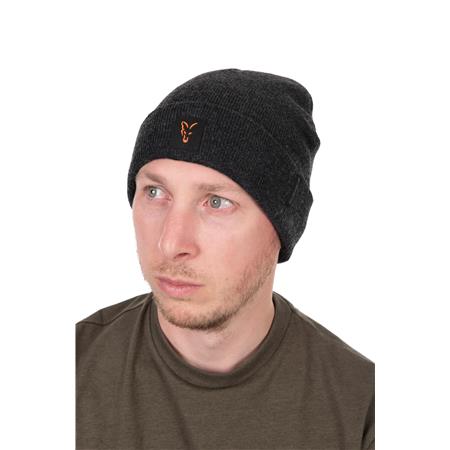MUTS FOX COLLECTION BEANIE - ZWART