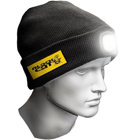 Muts Man Black Cat Led Lancer Beanie