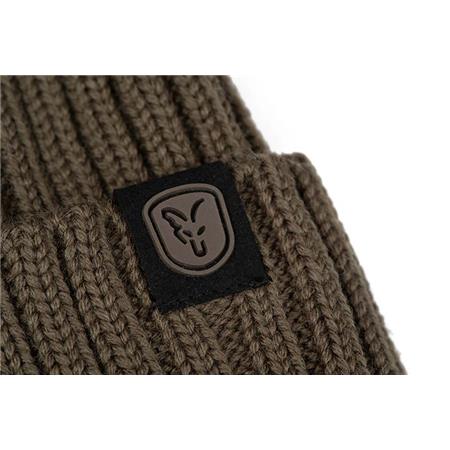 MUTS MAN FOX HEAVY KNIT BOBBLE HAT