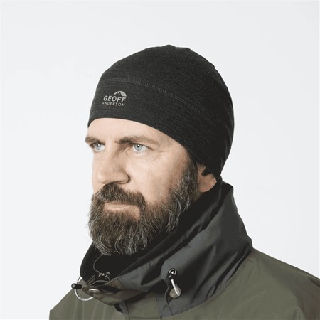 MÜTZE GEOFF ANDERSON WIZWOOL 150 - SCHWARZ