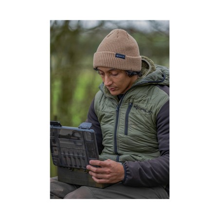 MÜTZE KORUM NATURALS CHUNKY BEANIES - GRÜN