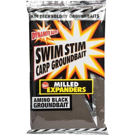 Nadă Dynamite Baits Milled Expanders Amino Black Swim Stim