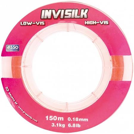 Νάιλον Asso Invisilk - Φθορίζον Ροζ - 150M