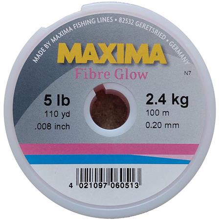 Νάιλον Maxima Fibre Glow - Ροζ