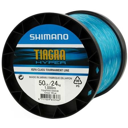 Νάιλον Shimano Tiagra Hyper Μπλε - 1000M