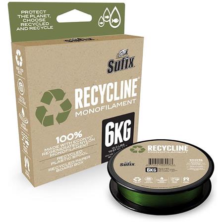 Νάιλον Sufix Recycline Πράσινο - 300M