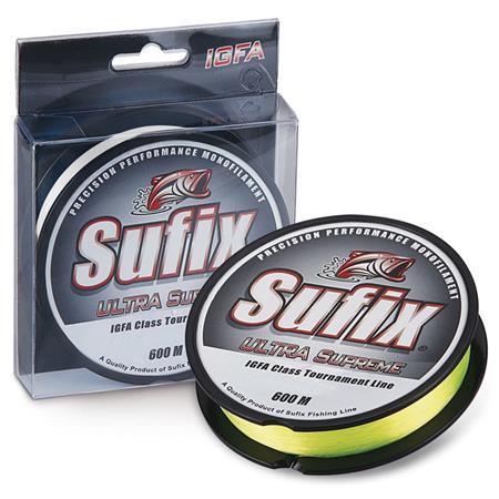 Νάιλον Sufix Ultra Supreme Igfa - Φλούο Κίτρινο