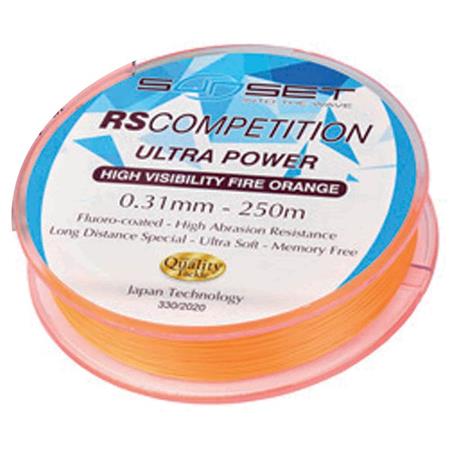Νάιλον Sunset Rs Competition Ultra Power Hi-Visibility Fire Orange - 1000M
