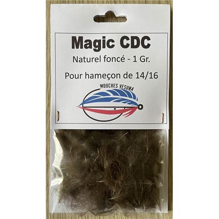Natuurlijke Donkere Veer Vesuna Magic Cdc 0.25G Of 1G Natural Oscuro Donker Naturel