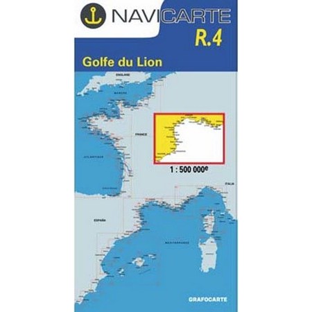Navigatie Waterkaart Navicarte Golfe Du Lion : Marseille Naar Barcelone
