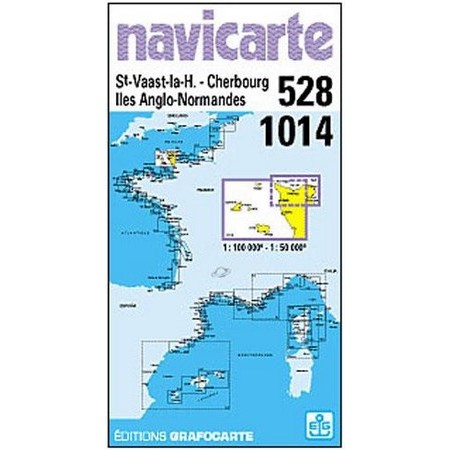 Navigatie Waterkaart Navicarte St Vaast - Iles Anglo/Normandes
