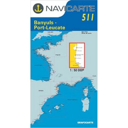 Navigationskarte Navicarte Port Vendres - Banyuls - Port Leucate