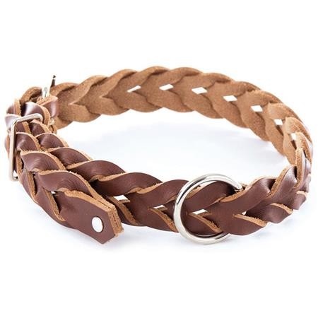 Necklace Martin Sellier Braid Leather Pf