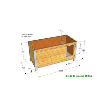 NICHE DIFAC ISOLEE COMFORT ROOF 2 SIDES