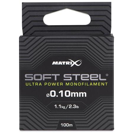 NILON FOX MATRIX SOFT STEEL ULTRA POWER MONOFILAMENT - 100M