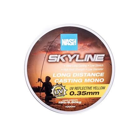 Nylon - 1000M Nash Highline Mono Uv Yellow - 1000M